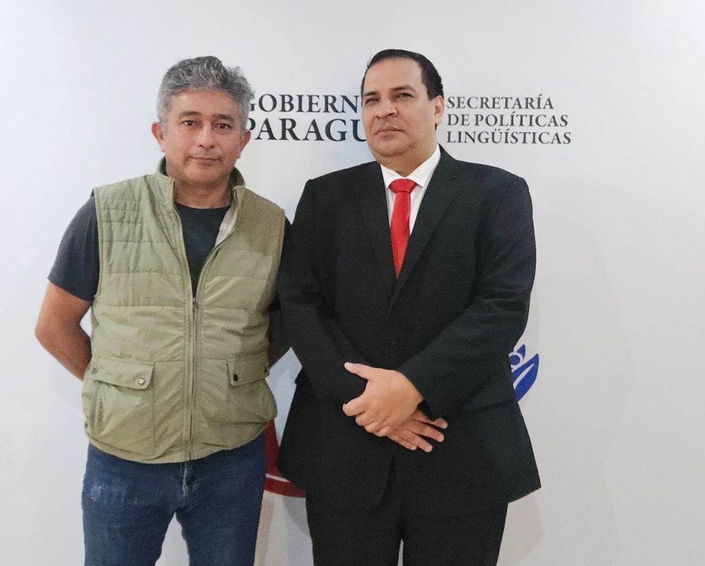Reunión entre el ministro de la SPL y presidente de la Academia de la Lengua Guaraní