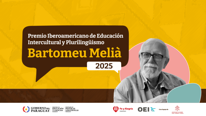 Proyecto PAACI galardonado con el Premio Iberoamericano Bartomeu Melià 2025