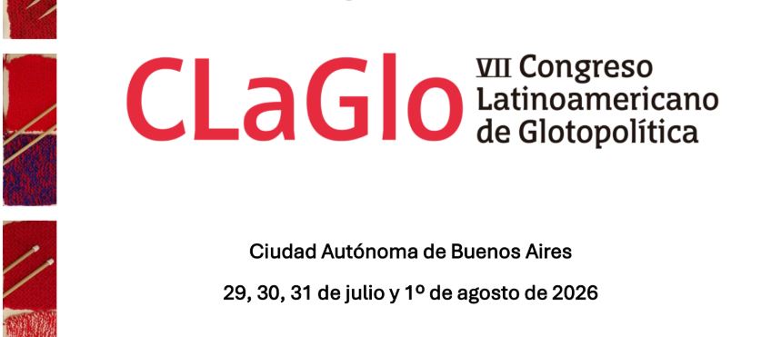 VII Congreso Latinoamericano de Glotopolítica se realizará en Buenos Aires en 2026