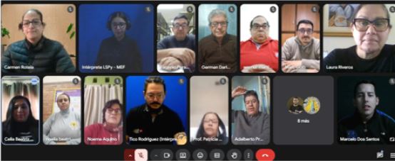Reunión con el equipo de investigación lingüística de la Lengua de Señas Paraguaya
